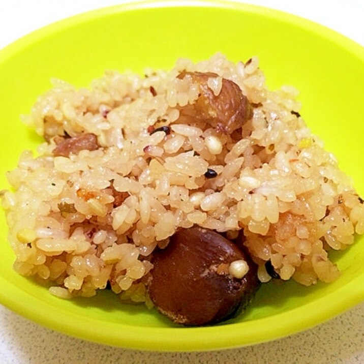 秋の味覚☆栗ご飯~あの皮むき甘栗で~